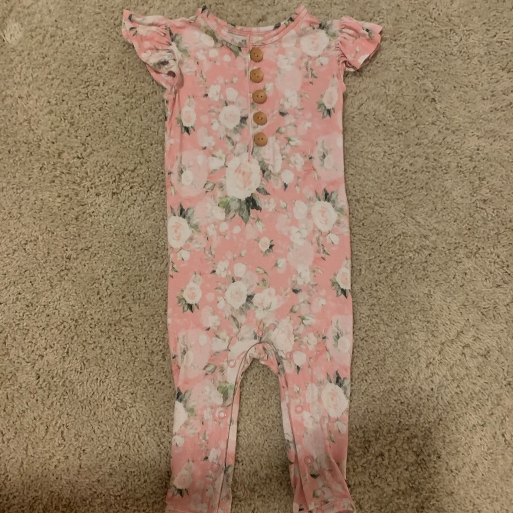 Discontinued Posh Peanut Emma Ruffle Romper